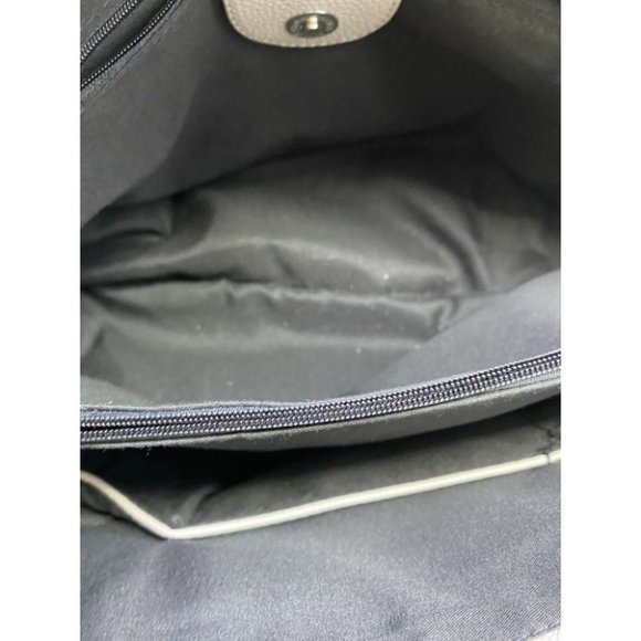 Jessica Moore Gray Faux Leather Shoulder Bag - Picture 10 of 11